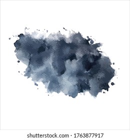 brush of paint shades watercolor.vector creative illustration.