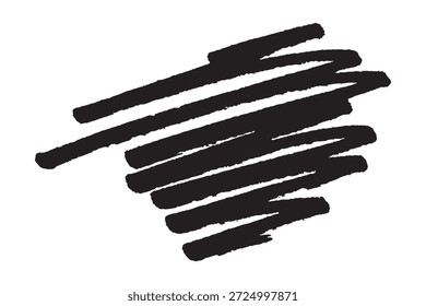 Brush paint stroke texture swatch Hand painted background Ink scribble dab clipart Paint smudge for tags and stamps design