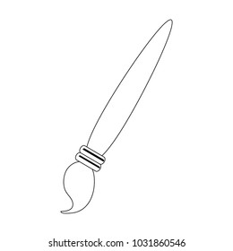 Brush paint symbol