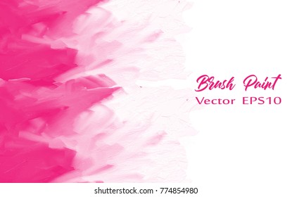 brush paint texture design acrylic stroke poster Abstract Background. ,Vector