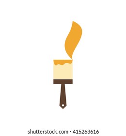 Brush. Paint tussel