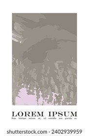 Brush paint Vector Background Templates Set.  Oil Paint Strokes Placard Design. Ideal for Banner, Flyer, Invitation, Business Card.