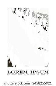 Brush paint Vector Background Templates Set.  Hand Painted Artwork Page Collection. Good for Business Branding.