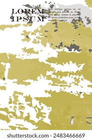 Conjunto de Plantillas de fondo de Vector de pintura de pincel.  Diseño de cubiertas artísticas dibujadas a mano. Bueno para la marca comercial.