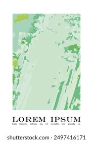 Brush paint Vector Background Templates Set.  Oil Paint Strokes Placard Design. Good for Cover, Invitation, Banner, Placard, Brochure, Poster, Card, Flyer and other.