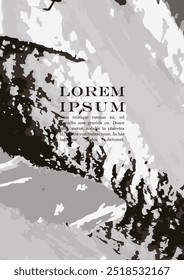 Brush paint Vector Background Templates Set.  Paintbrush Shapes Print Design. Good for Cover, Invitation, Banner, Placard, Brochure, Poster, Card, Flyer and other.