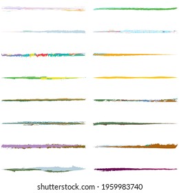 Brush, paintbrush stroke. Grungy, grunge, textrured brush. Laceration, slit, slash dynamic lines. Rupture, clawmark, rip effect