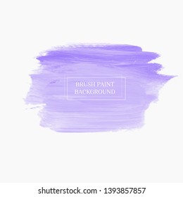 Brush painted acrylic abstract background - Vector Design. Perfect creative idea for headline, logo and banner. 