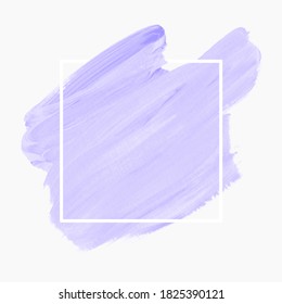 Brush painted acrylic abstract background vector. Perfect watercolor design for headline, logo and sale banner. 