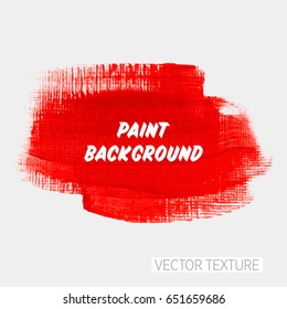 Brush painted acrylic textured abstract background design illustration vector. Perfect watercolor art design for headline, logo and sale banner. 