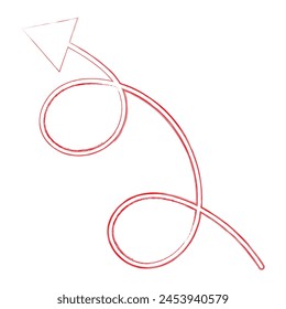 brush painted arrow icon on white background - vector illustration 11