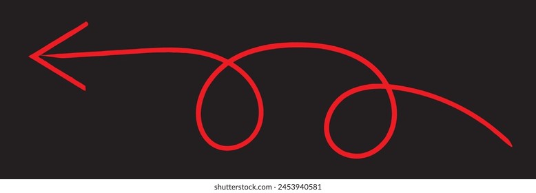 brush painted arrow icon on white background - vector illustration 11