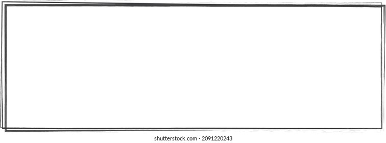 brush painted ink stamp vector banner - vector design element	
