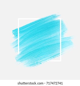 Brush painted textured watercolor abstract background vector illustration. Perfect acrylic design for headline, logo and sale banner. 