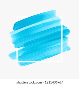 Brush painted watercolor background vector. Perfect creative design for logo, headline and sale banner.