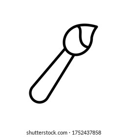 Brush, painter icon. Simple line, outline vector elements of kindergarten icons for ui and ux, website or mobile application