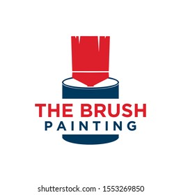 Brush Painting Painter Service Work House Stock Vector (Royalty Free ...