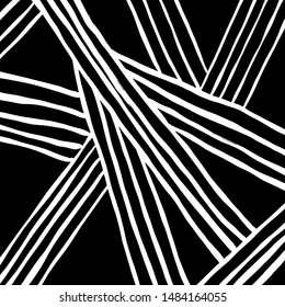 Brush pattern. Abstract texture. Grunge background. Vector.