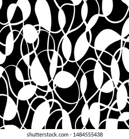 Brush pattern. Abstract texture. Grunge background. Vector.