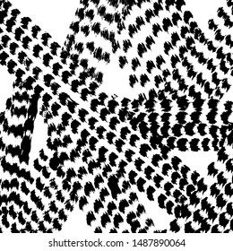 Brush pattern. Abstract texture. Grunge background. Vector.