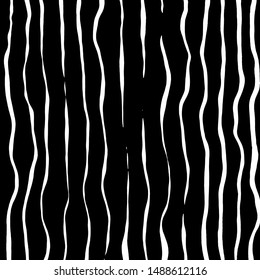 Brush pattern. Abstract texture. Grunge background. Vector.