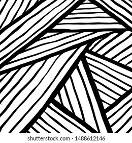 Brush pattern. Abstract texture. Grunge background. Vector.