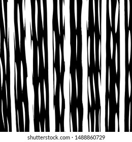Brush pattern. Abstract texture. Grunge background. Vector.
