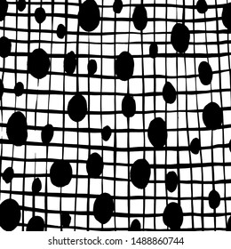 Brush pattern. Abstract texture. Grunge background. Vector.