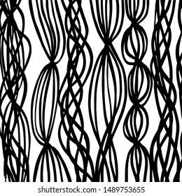 Brush pattern. Abstract texture. Grunge background. Vector.