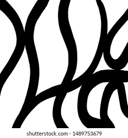 Brush pattern. Abstract texture. Grunge background. Vector.