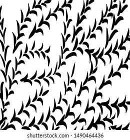 Brush pattern. Abstract texture. Grunge background. Vector.