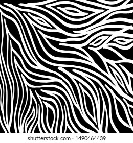 Brush pattern. Abstract texture. Grunge background. Vector.
