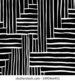 Brush pattern. Abstract texture. Grunge background. Vector.