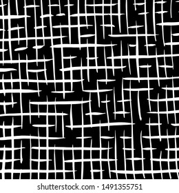 Brush pattern. Abstract texture. Grunge background. Vector.