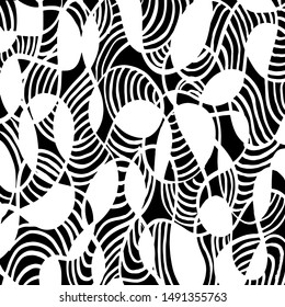 Brush pattern. Abstract texture. Grunge background. Vector.