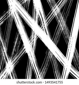 Brush pattern. Abstract texture. Grunge background. Vector.