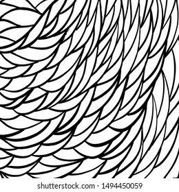 Brush pattern. Abstract texture. Grunge background. Vector.