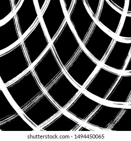 Brush pattern. Abstract texture. Grunge background. Vector.
