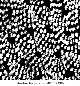 Brush pattern. Abstract texture. Grunge background. Vector.
