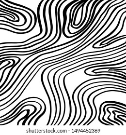 Brush pattern. Abstract texture. Grunge background. Vector.