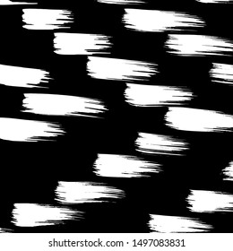 Brush pattern. Abstract texture. Grunge background. Vector.