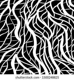 Brush pattern. Abstract texture. Grunge background. Vector.