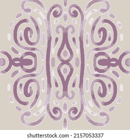 brush pattern by using watercolor techniques resulting in a unique pattern Use colors that are pleasing to the eye. Pattern inspired by flowers. Can be used to make prints on clothes or various items.