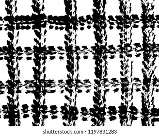 Brush pattern. Grunge background. Vector.
