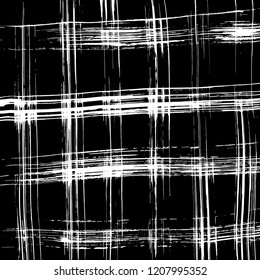Brush pattern. Grunge background. Vector.