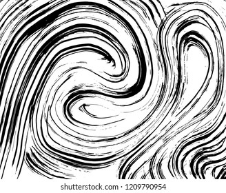 Brush pattern. Grunge background. Vector.