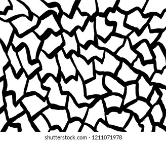 Brush pattern. Grunge background. Vector.