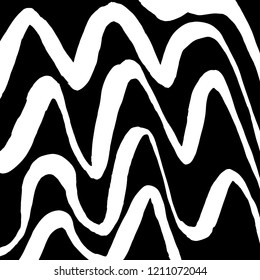 Brush pattern. Grunge background. Vector.