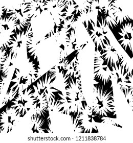 Brush pattern. Grunge background. Vector.