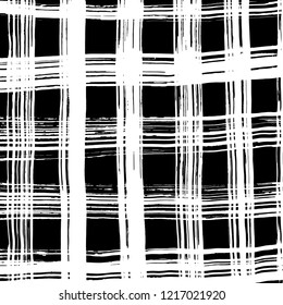 Brush pattern. Grunge background. Vector.